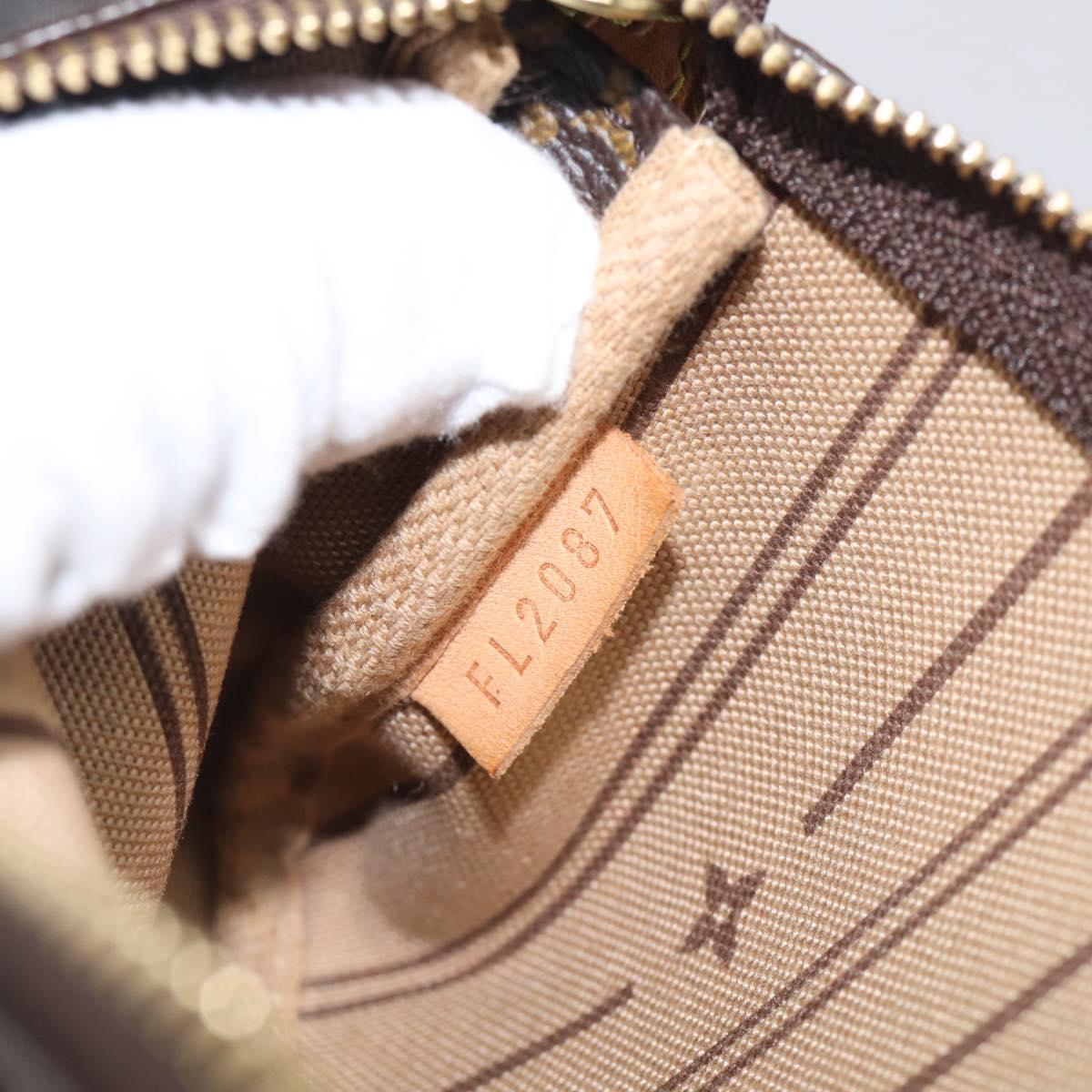 LOUIS VUITTON Monogram T&B Mini Pochette Accessoires Pouch M60153 Auth BA16792