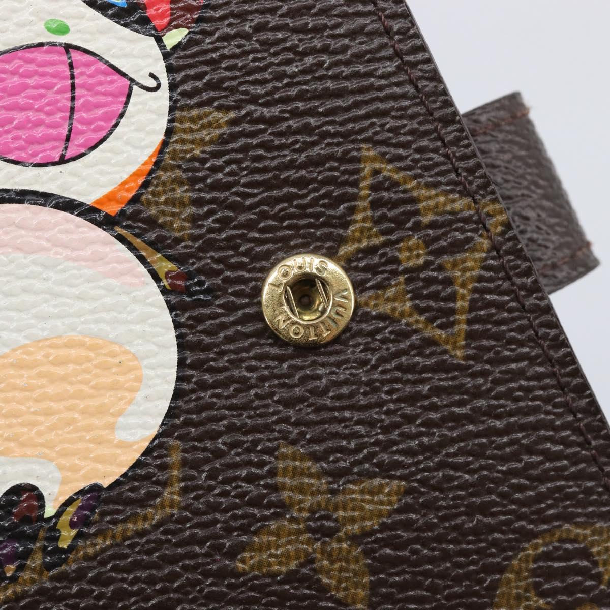 LOUIS VUITTON Monogram Panda Agenda PM Day Planner Cover R20011 LV Auth BA16793V