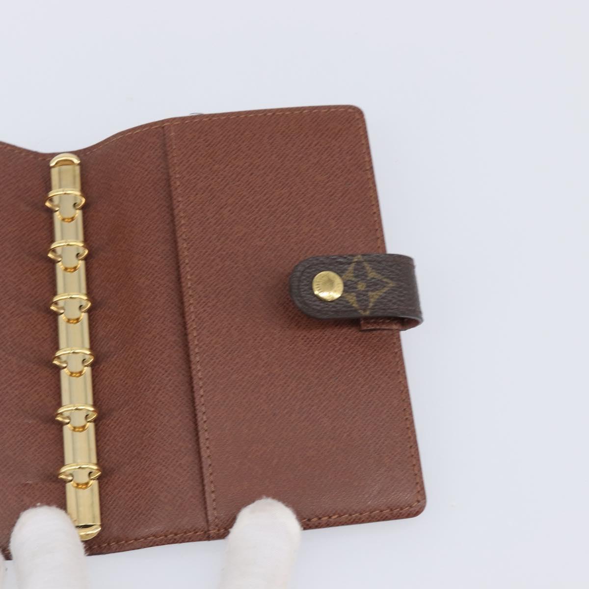LOUIS VUITTON Monogram Panda Agenda PM Day Planner Cover R20011 LV Auth BA16793V