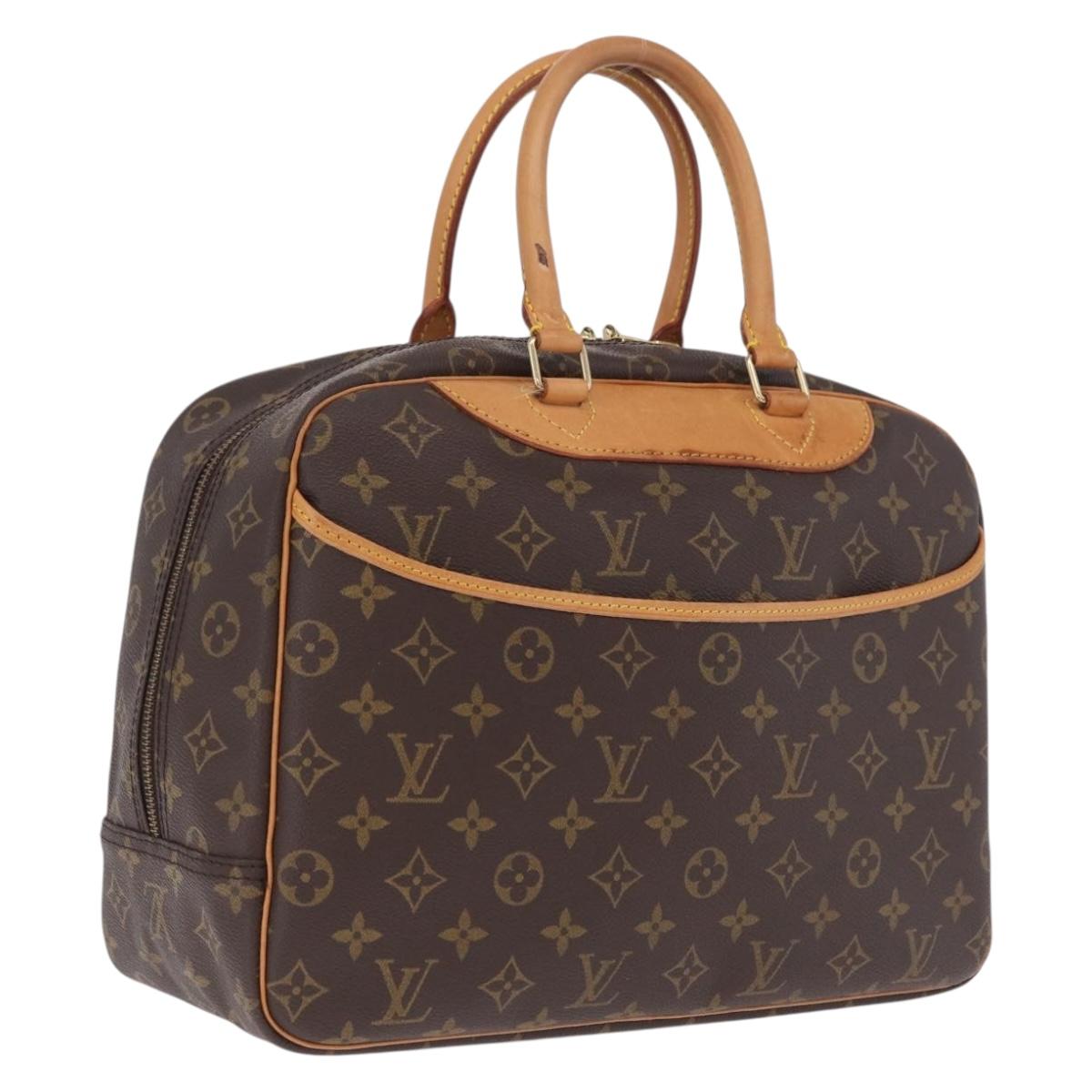 LOUIS VUITTON Monogram Deauville Hand Bag M47270 LV Auth BA16794
