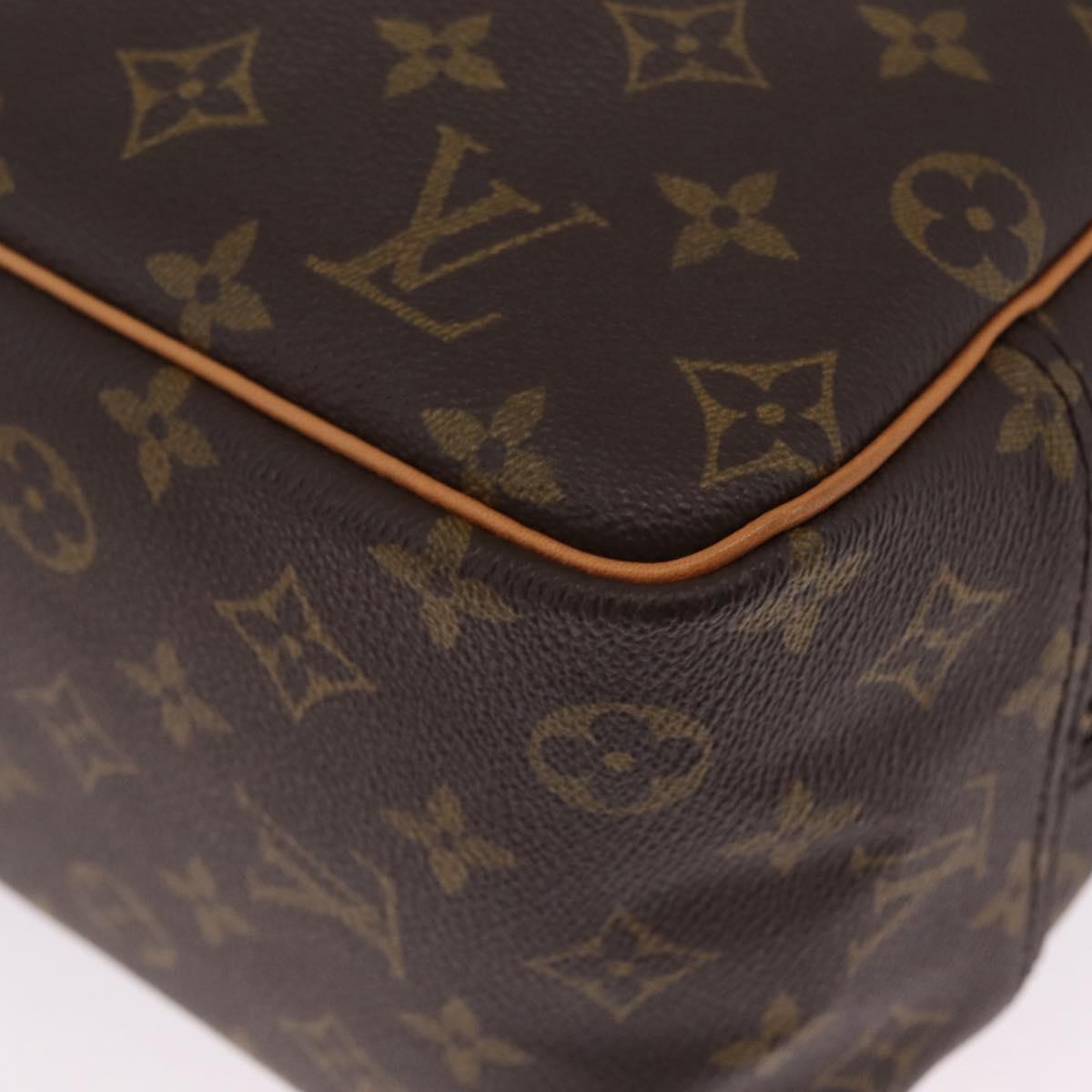 LOUIS VUITTON Monogram Deauville Hand Bag M47270 LV Auth BA16794