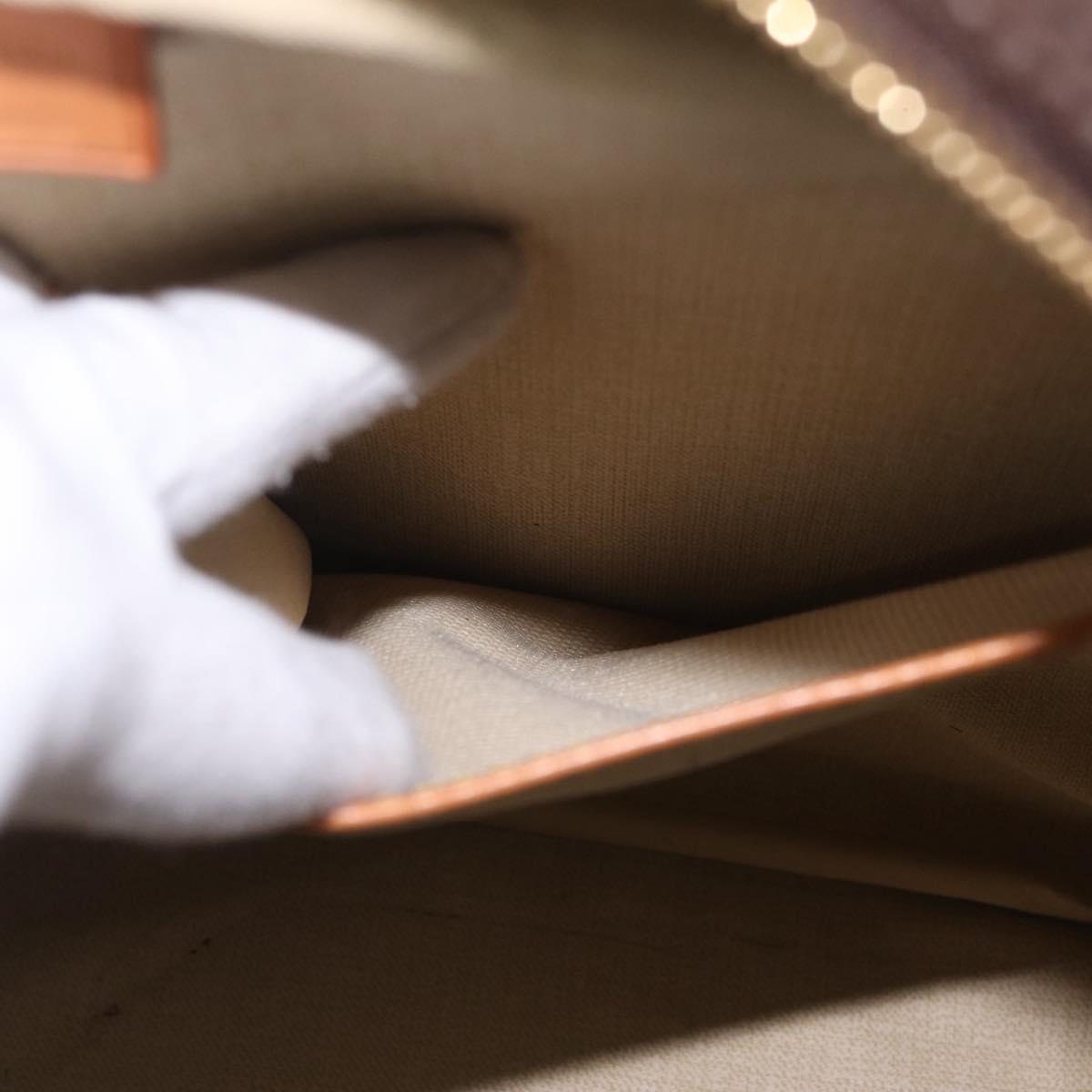 LOUIS VUITTON Monogram Deauville Hand Bag M47270 LV Auth BA16794