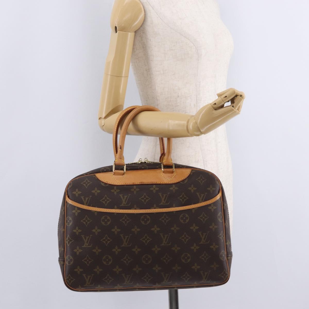 LOUIS VUITTON Monogram Deauville Hand Bag M47270 LV Auth BA16794