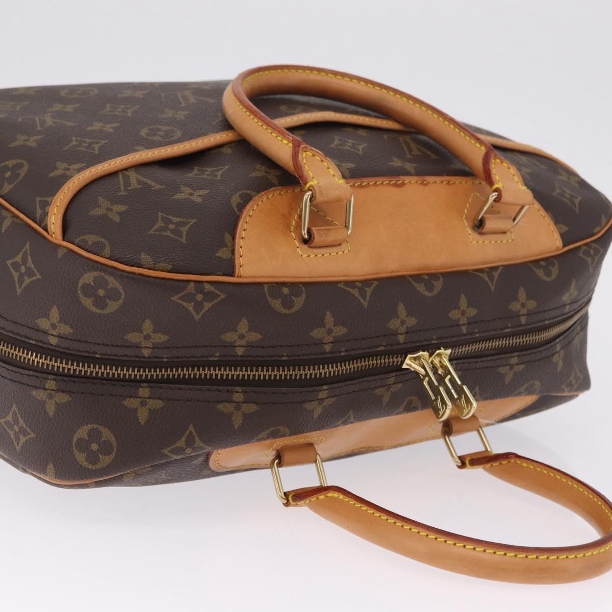 LOUIS VUITTON Monogram Deauville Hand Bag M47270 LV Auth BA16794