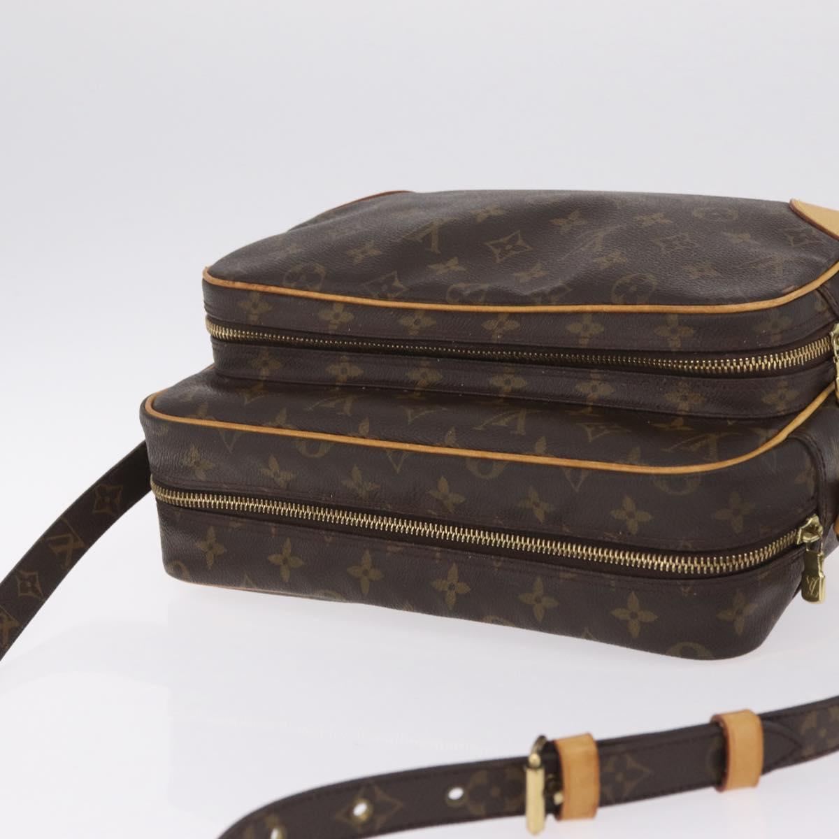 LOUIS VUITTON Monogram Nile Shoulder Bag M45244 LV Auth BA16800A