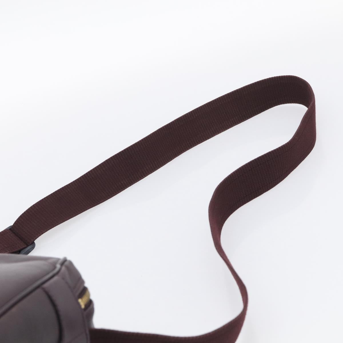LOUIS VUITTON Taiga Reporter PM Shoulder Bag Acajou M30156 LV Auth BA16802