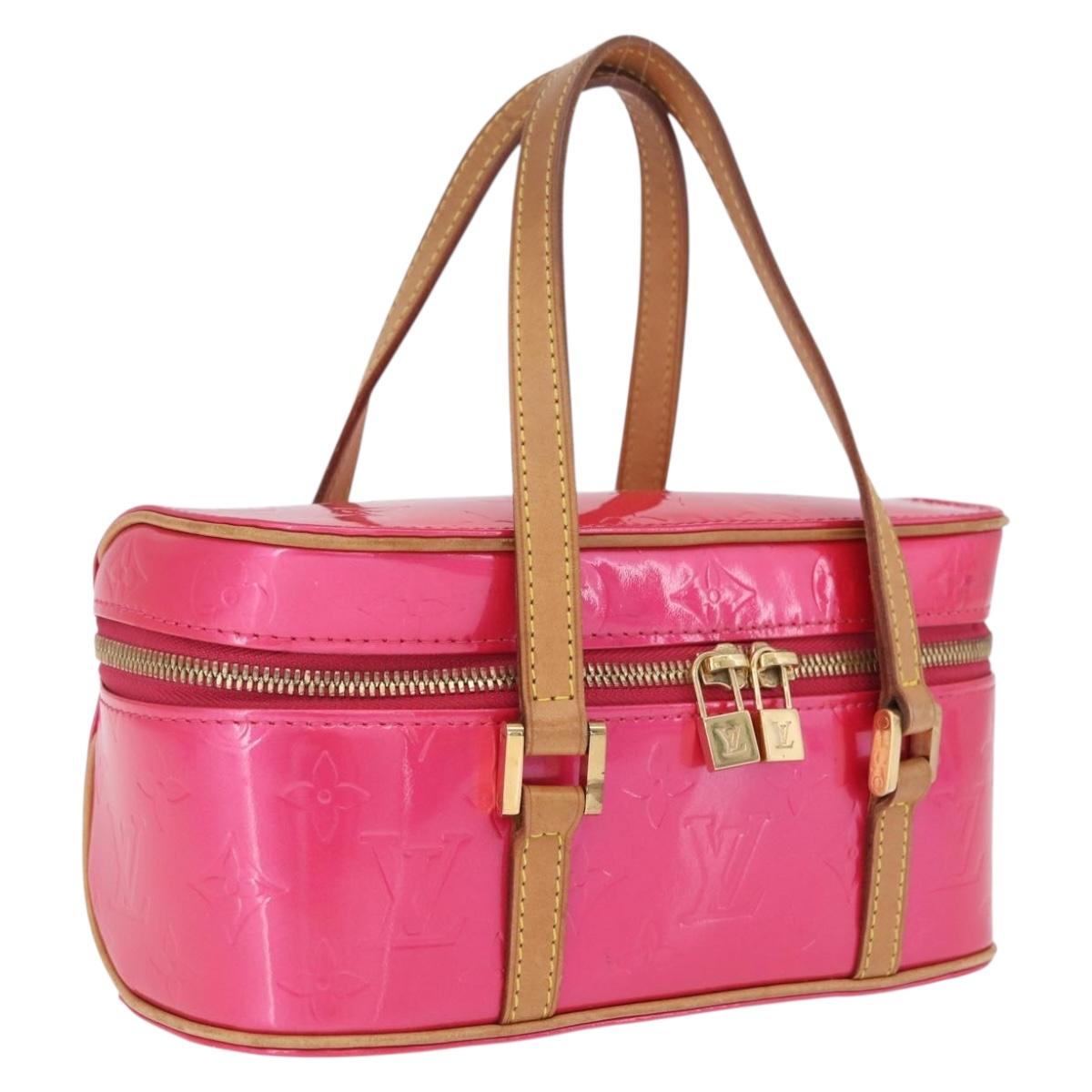 LOUIS VUITTON Monogram Vernis Sullivan Horizontal GM Pink M91267 Auth BA16803