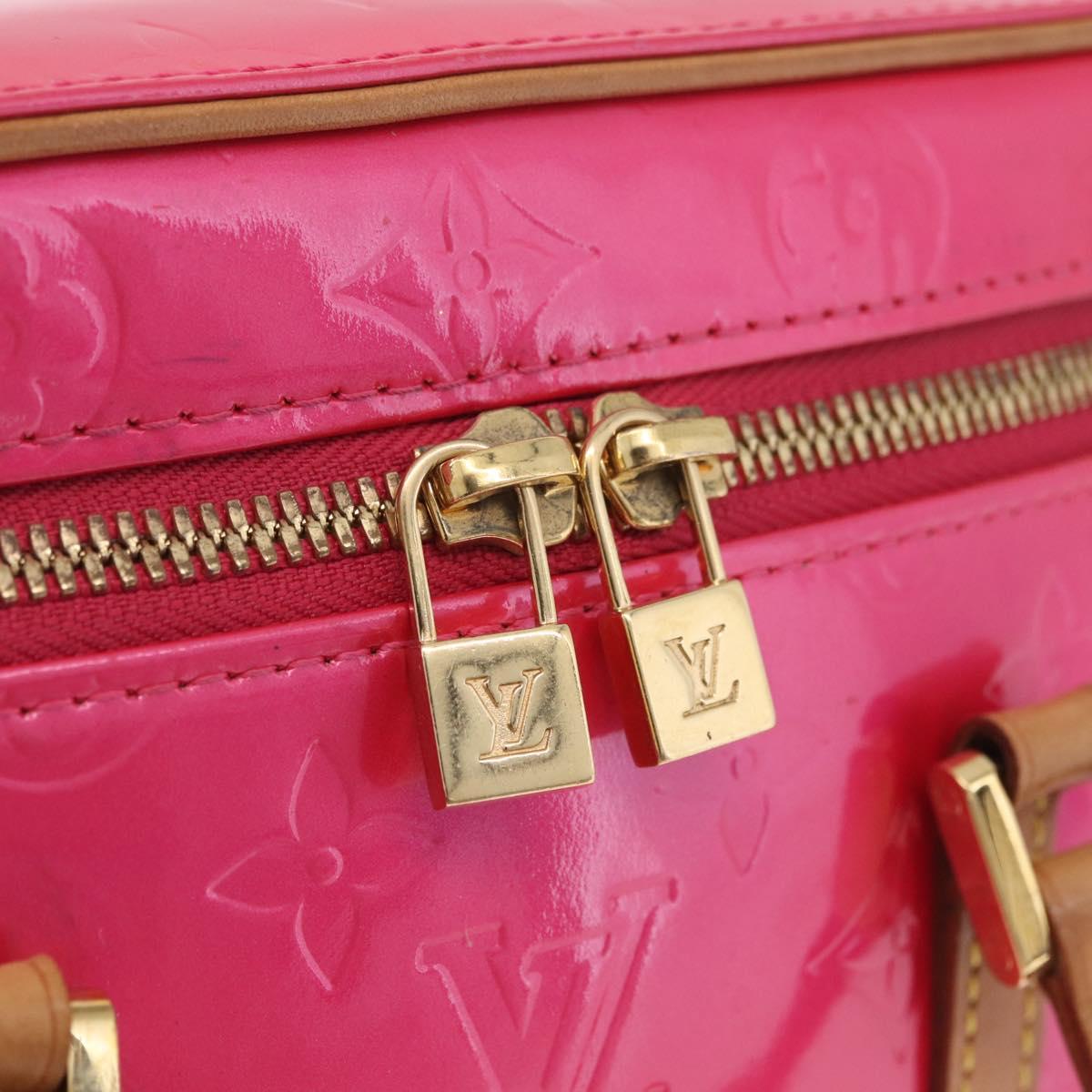 LOUIS VUITTON Monogram Vernis Sullivan Horizontal GM Pink M91267 Auth BA16803