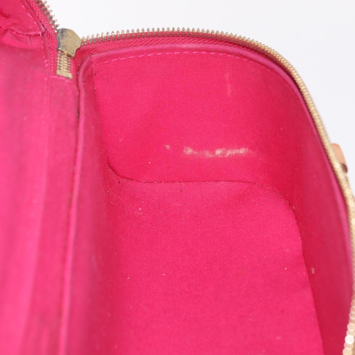 LOUIS VUITTON Monogram Vernis Sullivan Horizontal GM Pink M91267 Auth BA16803