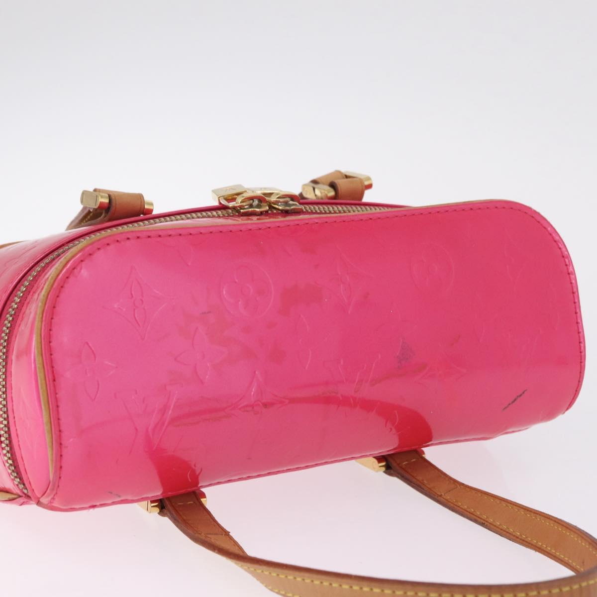 LOUIS VUITTON Monogram Vernis Sullivan Horizontal GM Pink M91267 Auth BA16803