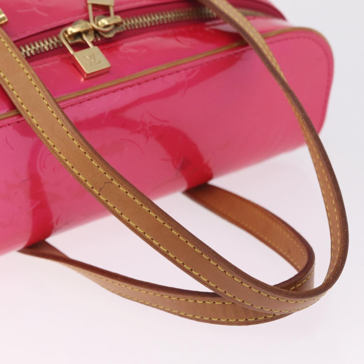 LOUIS VUITTON Monogram Vernis Sullivan Horizontal GM Pink M91267 Auth BA16803
