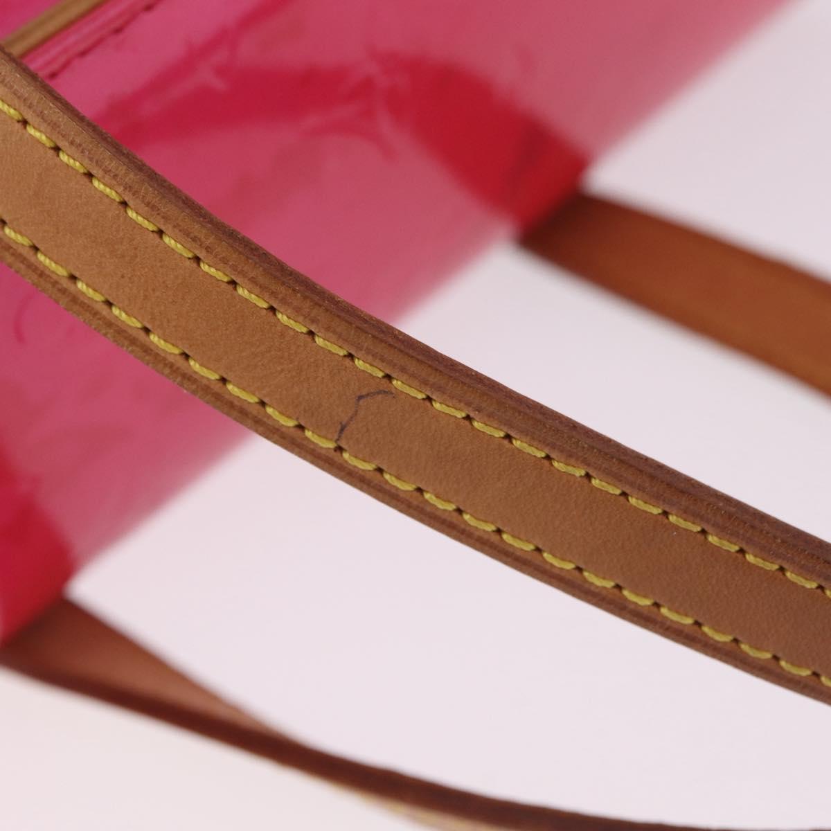 LOUIS VUITTON Monogram Vernis Sullivan Horizontal GM Pink M91267 Auth BA16803