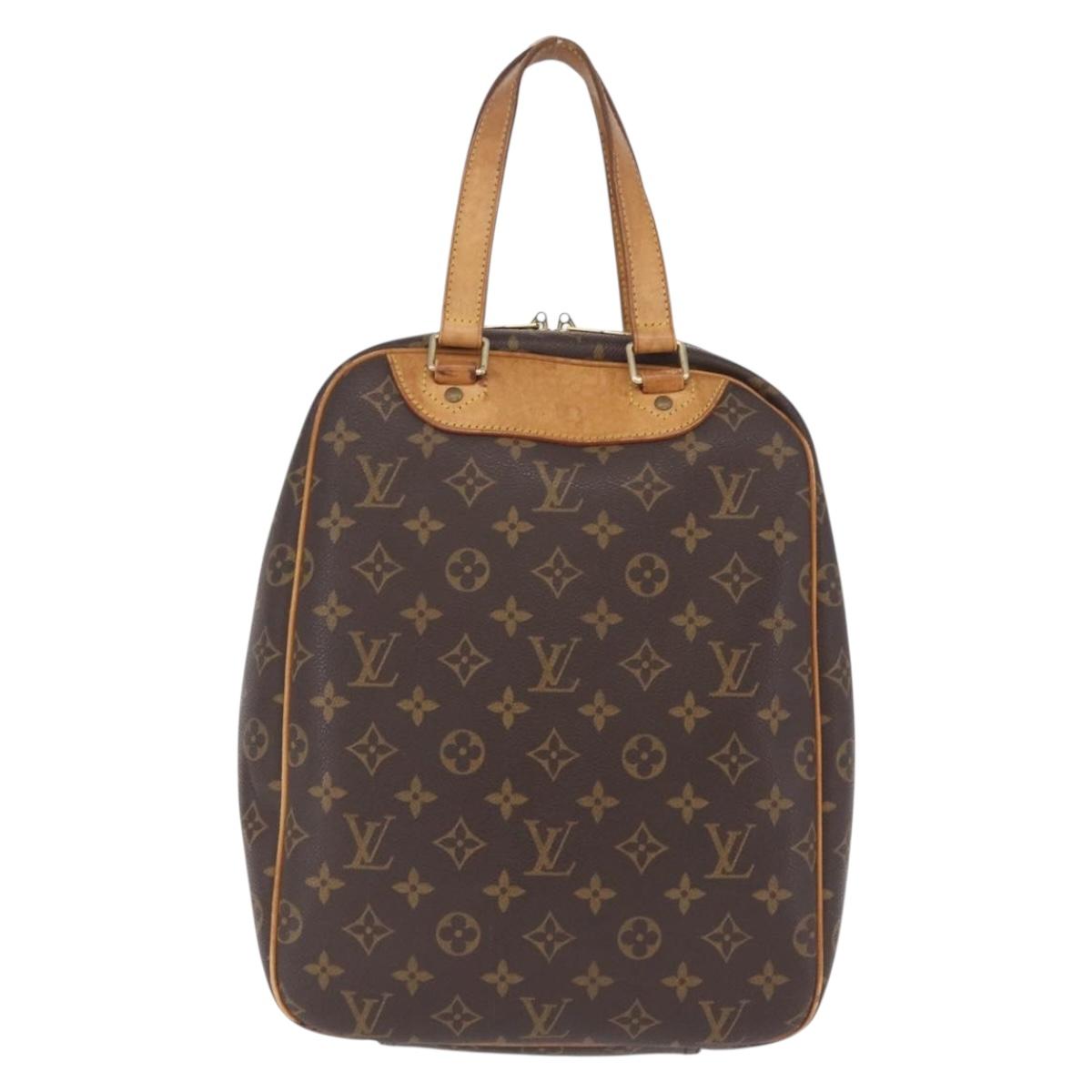 LOUIS VUITTON Monogram Excursion Hand Bag M41450 LV Auth BA16805