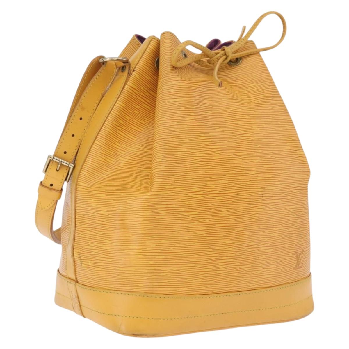LOUIS VUITTON Epi Noe Shoulder Bag Tassili Yellow M44009 LV Auth BA16810
