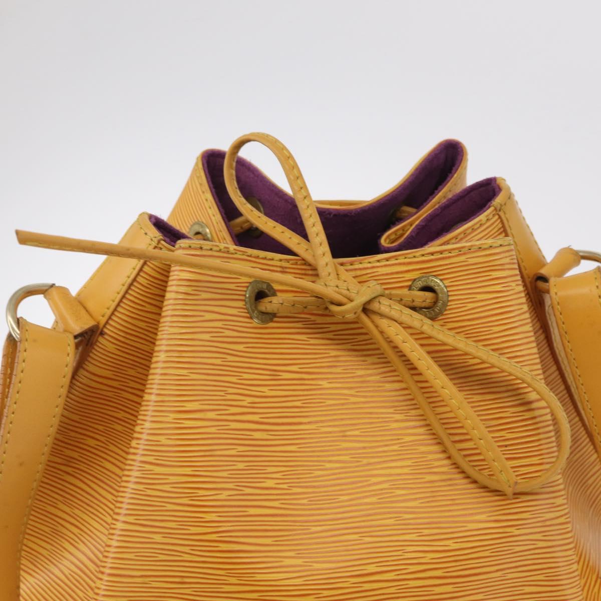 LOUIS VUITTON Epi Noe Shoulder Bag Tassili Yellow M44009 LV Auth BA16810