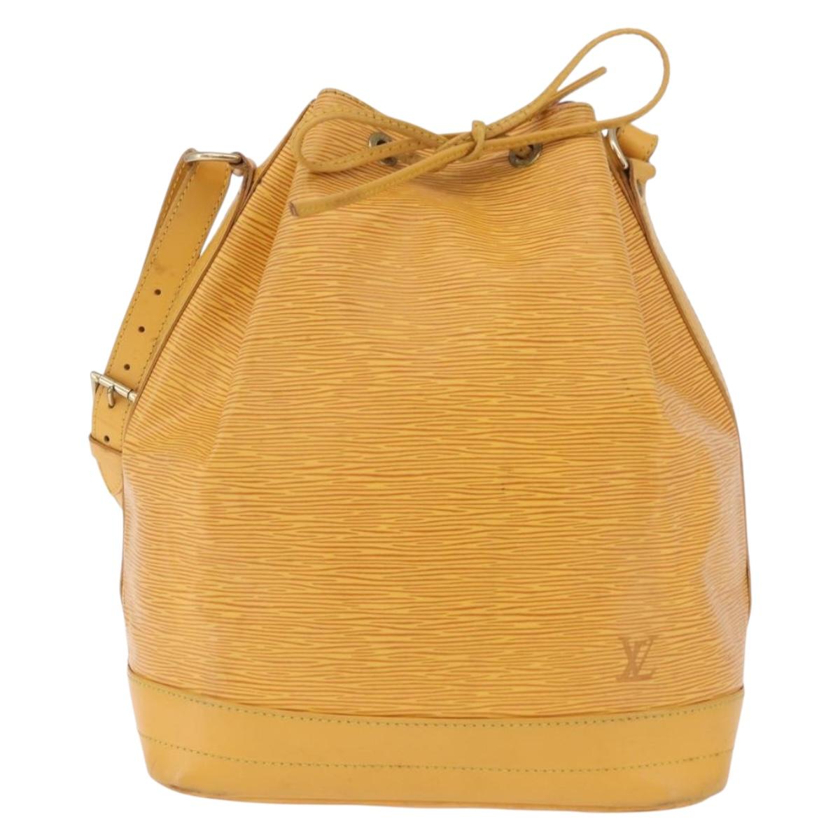 LOUIS VUITTON Epi Noe Shoulder Bag Tassili Yellow M44009 LV Auth BA16810