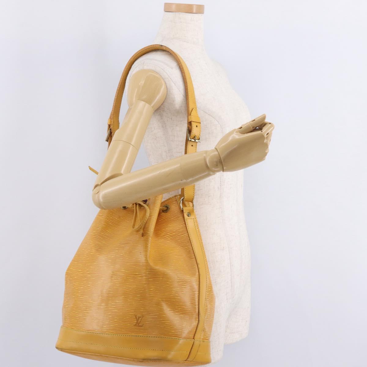LOUIS VUITTON Epi Noe Shoulder Bag Tassili Yellow M44009 LV Auth BA16810