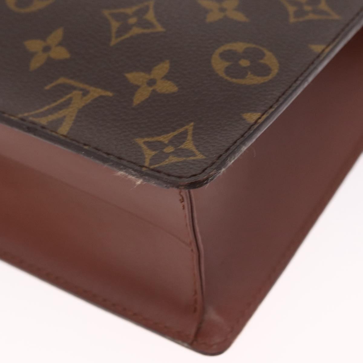LOUIS VUITTON Monogram Monceau 28 Hand Bag 2way M51185 LV Auth BA16817A
