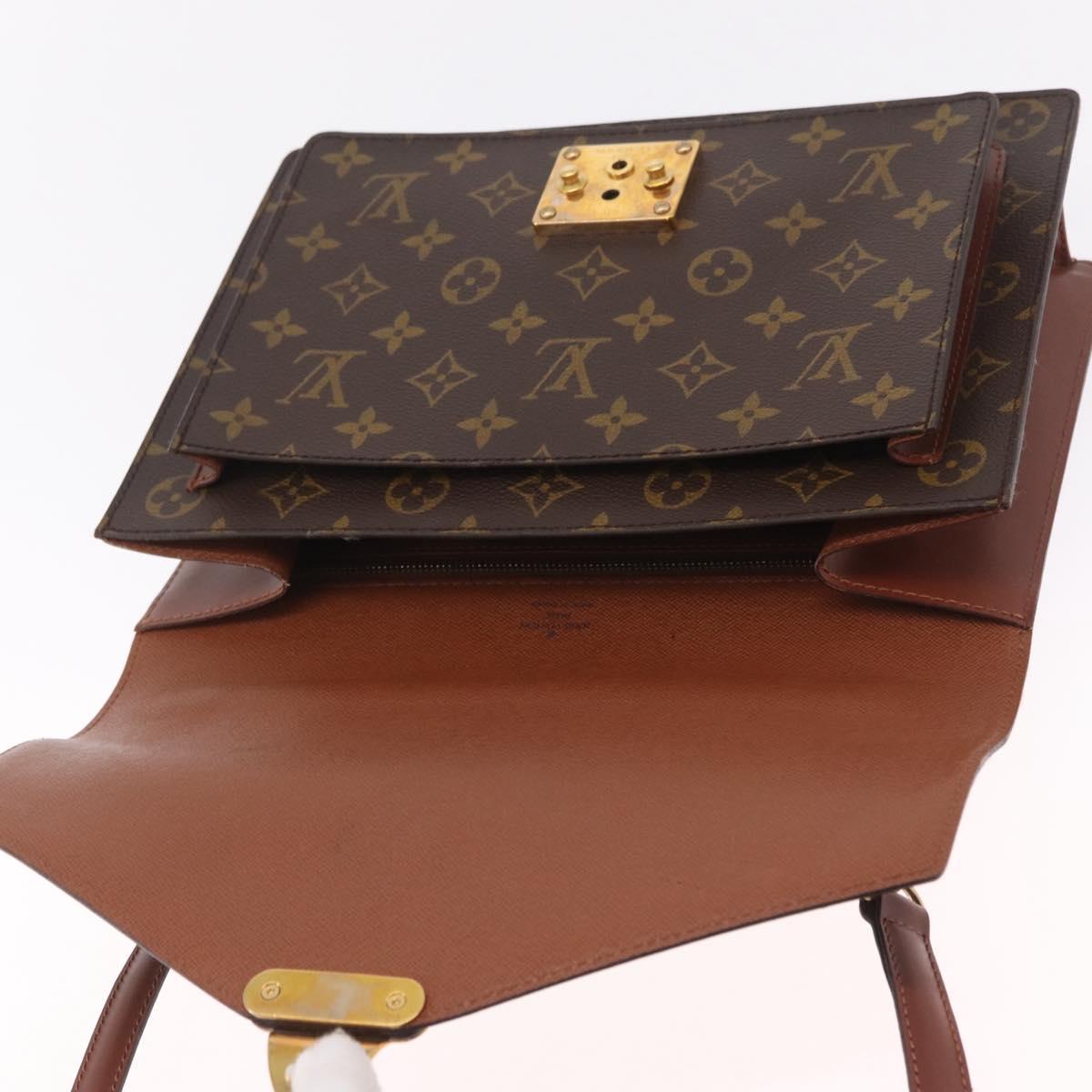 LOUIS VUITTON Monogram Monceau 28 Hand Bag 2way M51185 LV Auth BA16817A