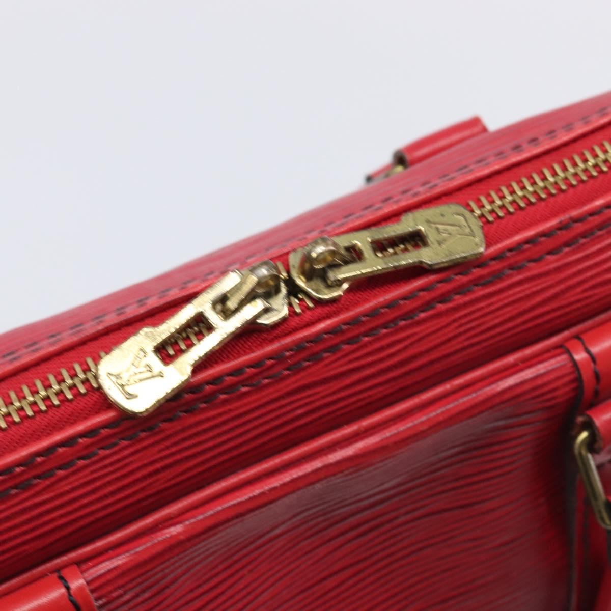 LOUIS VUITTON Epi Porte Documents Voyage Business Bag Red M54477 LV Auth BA16822
