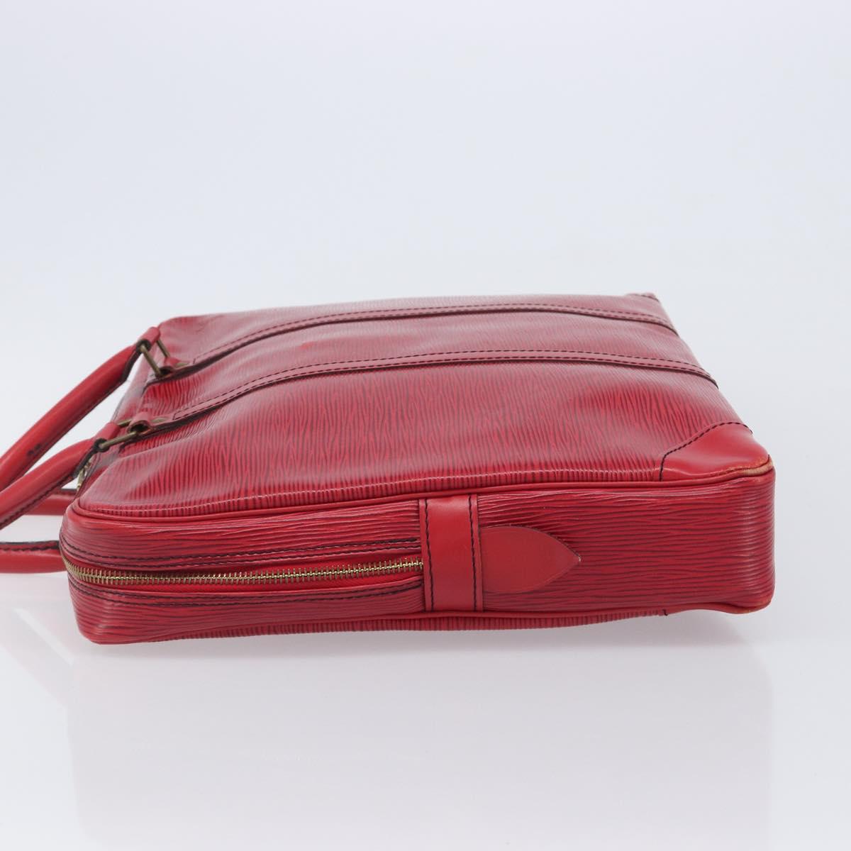 LOUIS VUITTON Epi Porte Documents Voyage Business Bag Red M54477 LV Auth BA16822