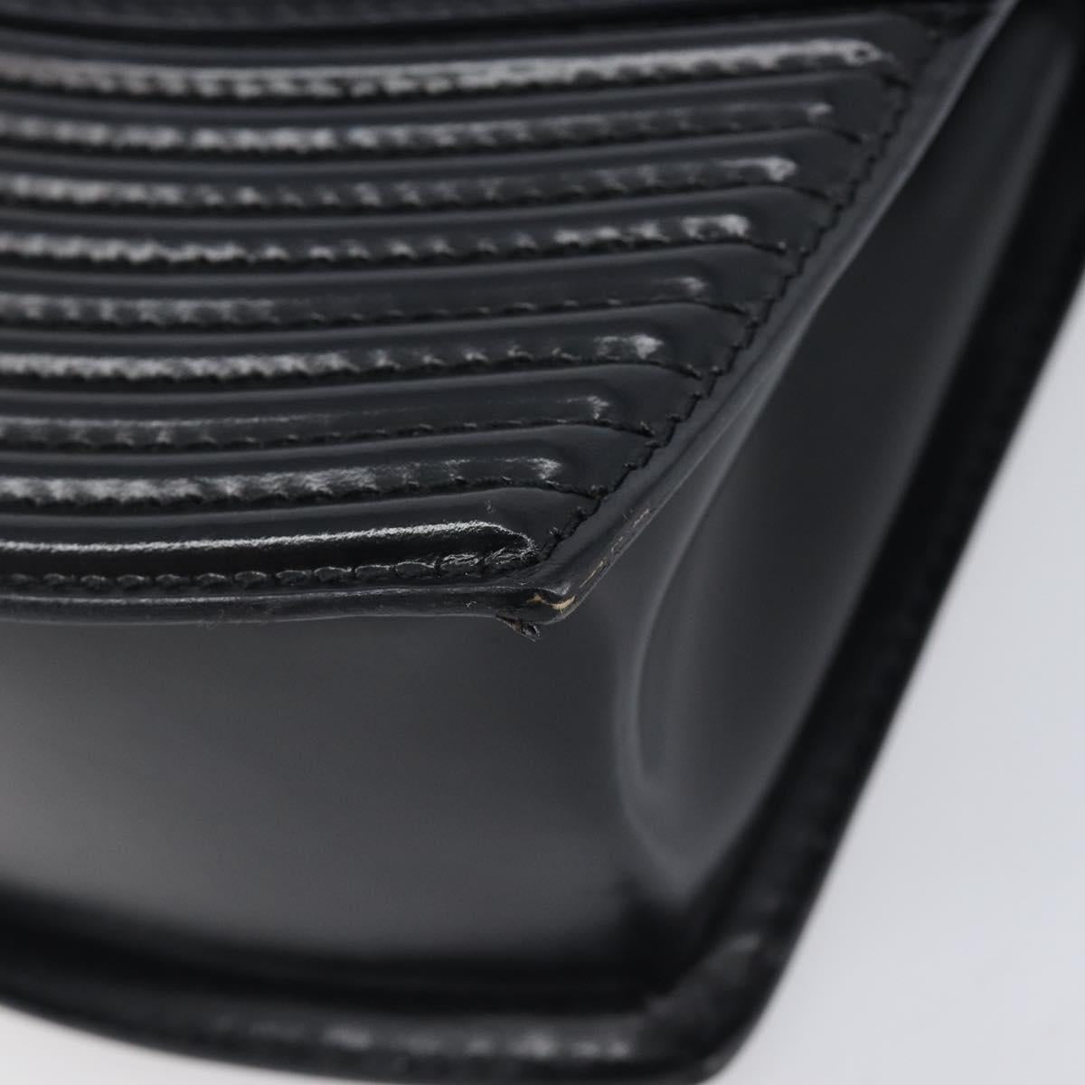 LOUIS VUITTON Epi Tilsitt Hand Bag Black M52482 LV Auth BA16823