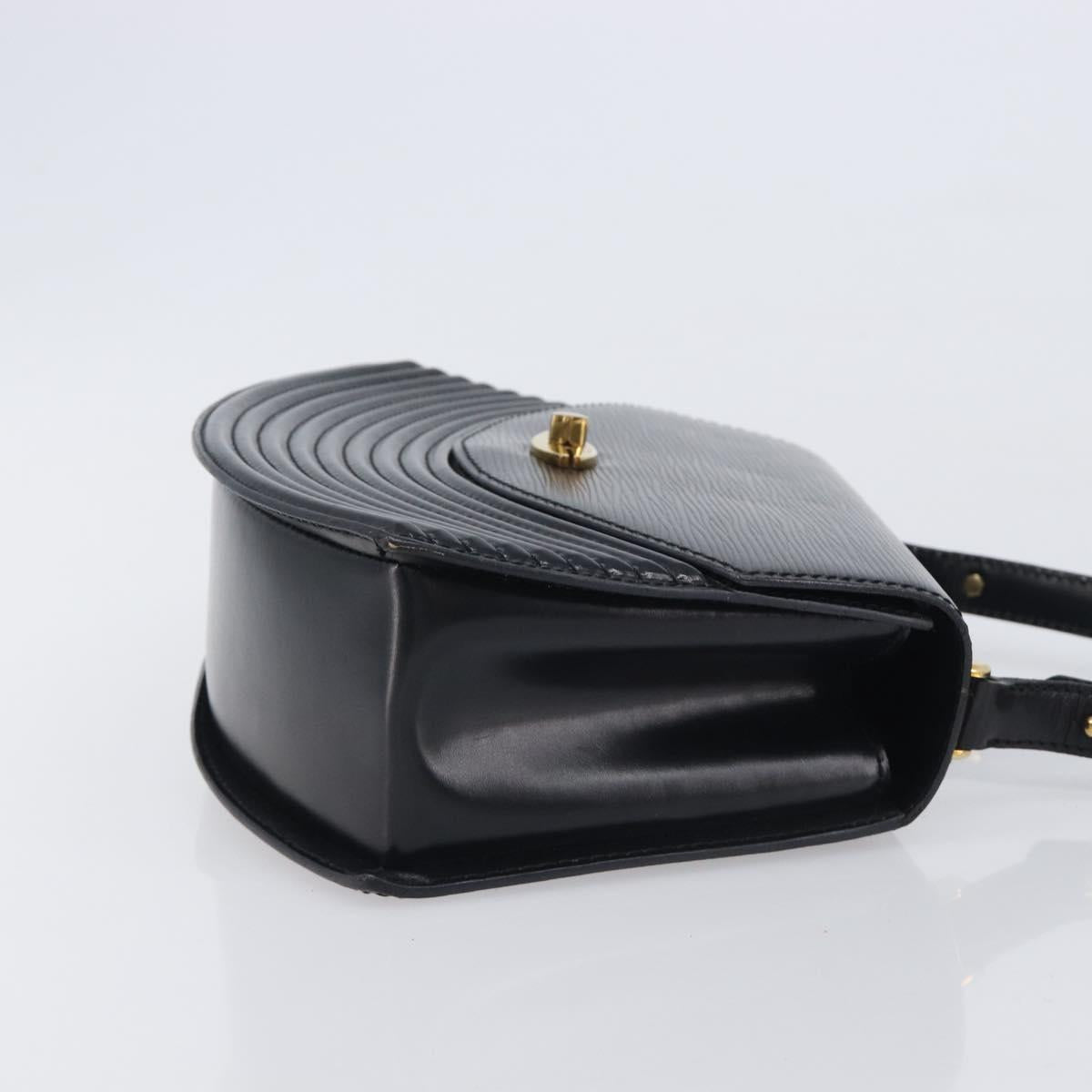 LOUIS VUITTON Epi Tilsitt Hand Bag Black M52482 LV Auth BA16823