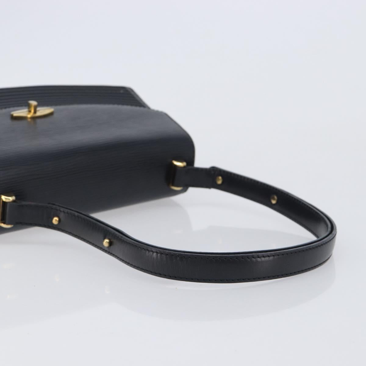 LOUIS VUITTON Epi Tilsitt Hand Bag Black M52482 LV Auth BA16823