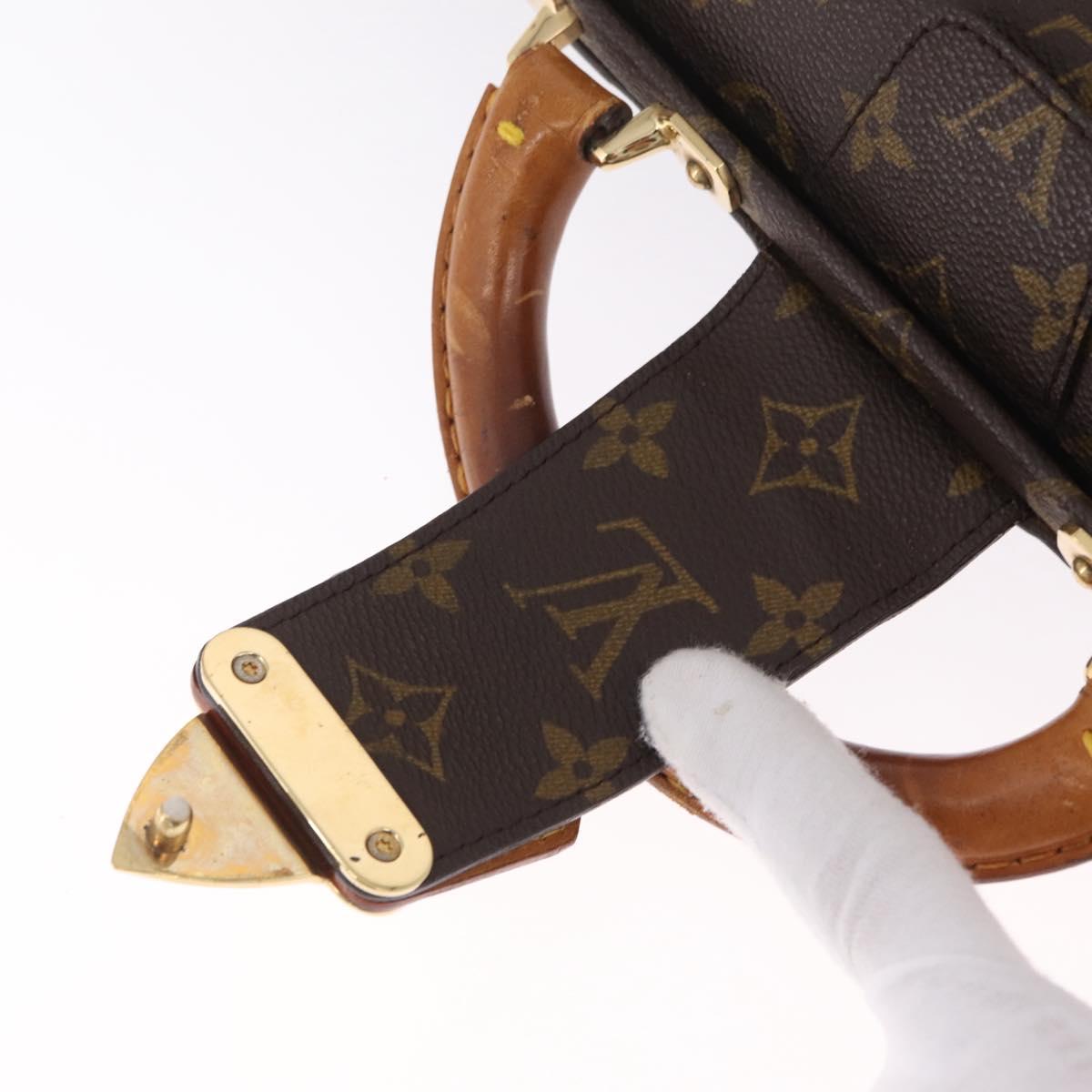 LOUIS VUITTON Monogram Serviette Fermoir Business Bag M53305 LV Auth BA16824