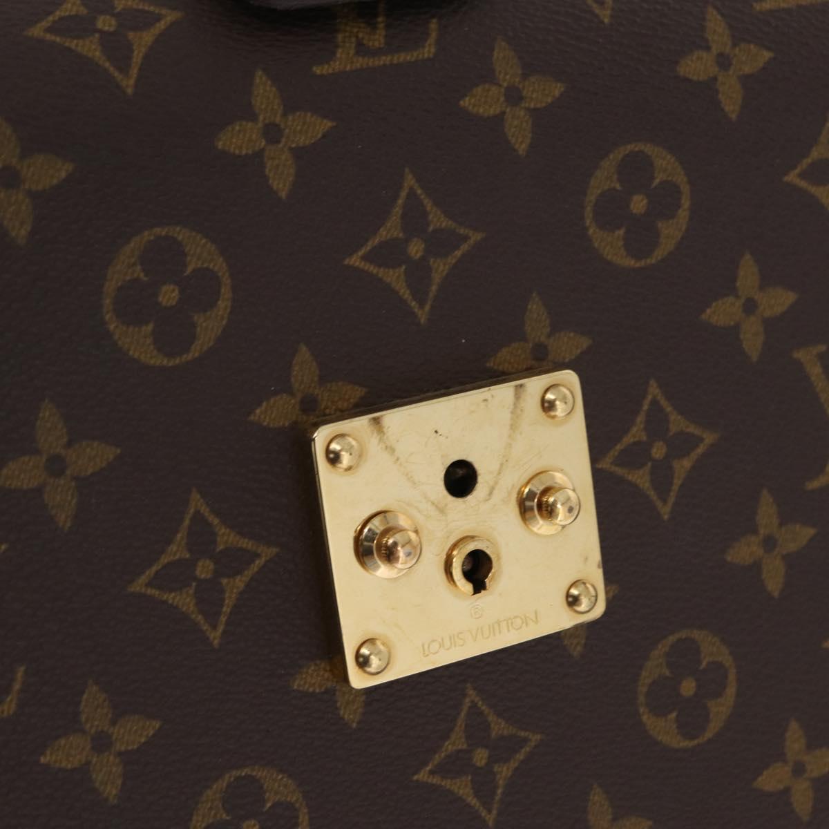 LOUIS VUITTON Monogram Serviette Fermoir Business Bag M53305 LV Auth BA16824