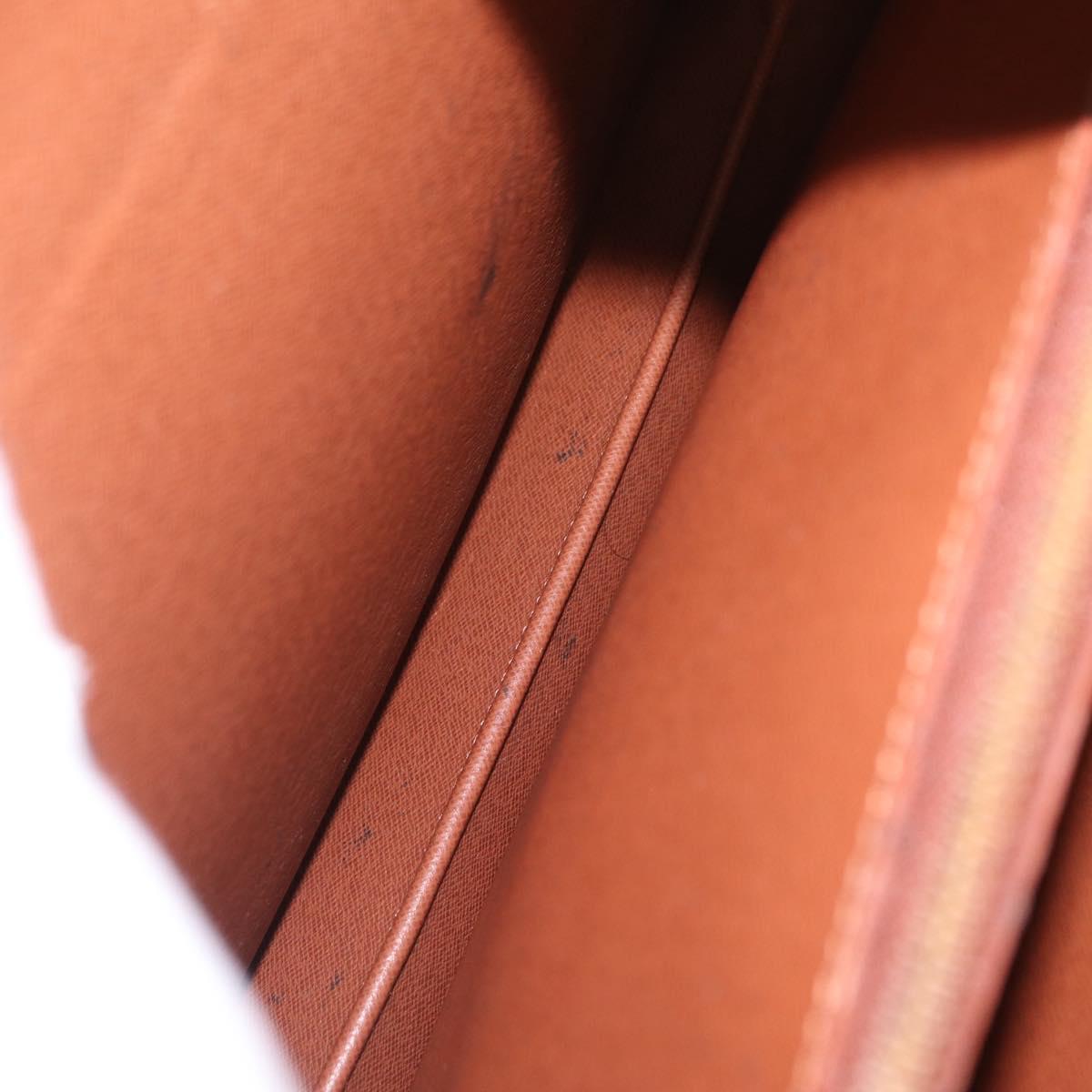 LOUIS VUITTON Monogram Serviette Fermoir Business Bag M53305 LV Auth BA16824