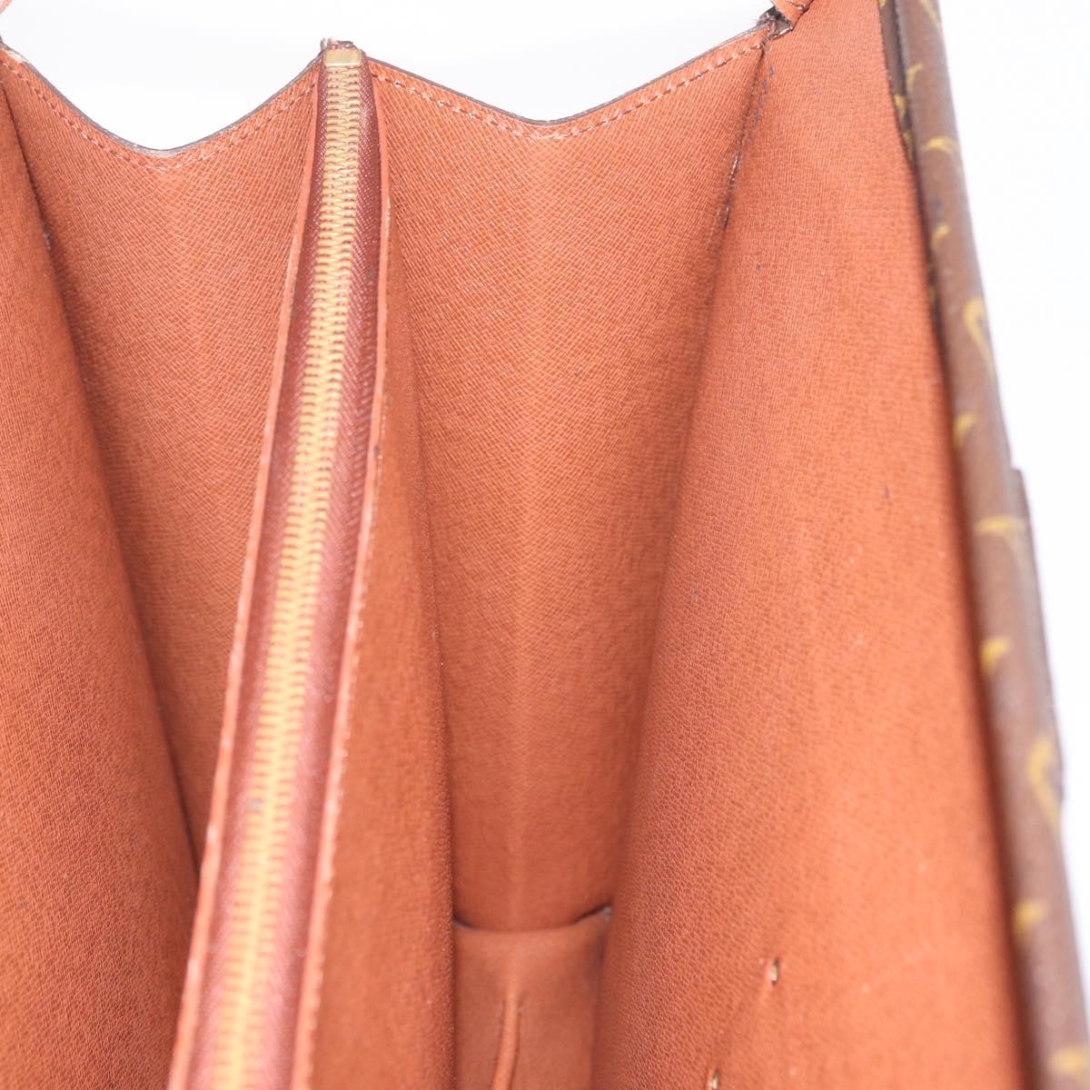 LOUIS VUITTON Monogram Serviette Fermoir Business Bag M53305 LV Auth BA16824
