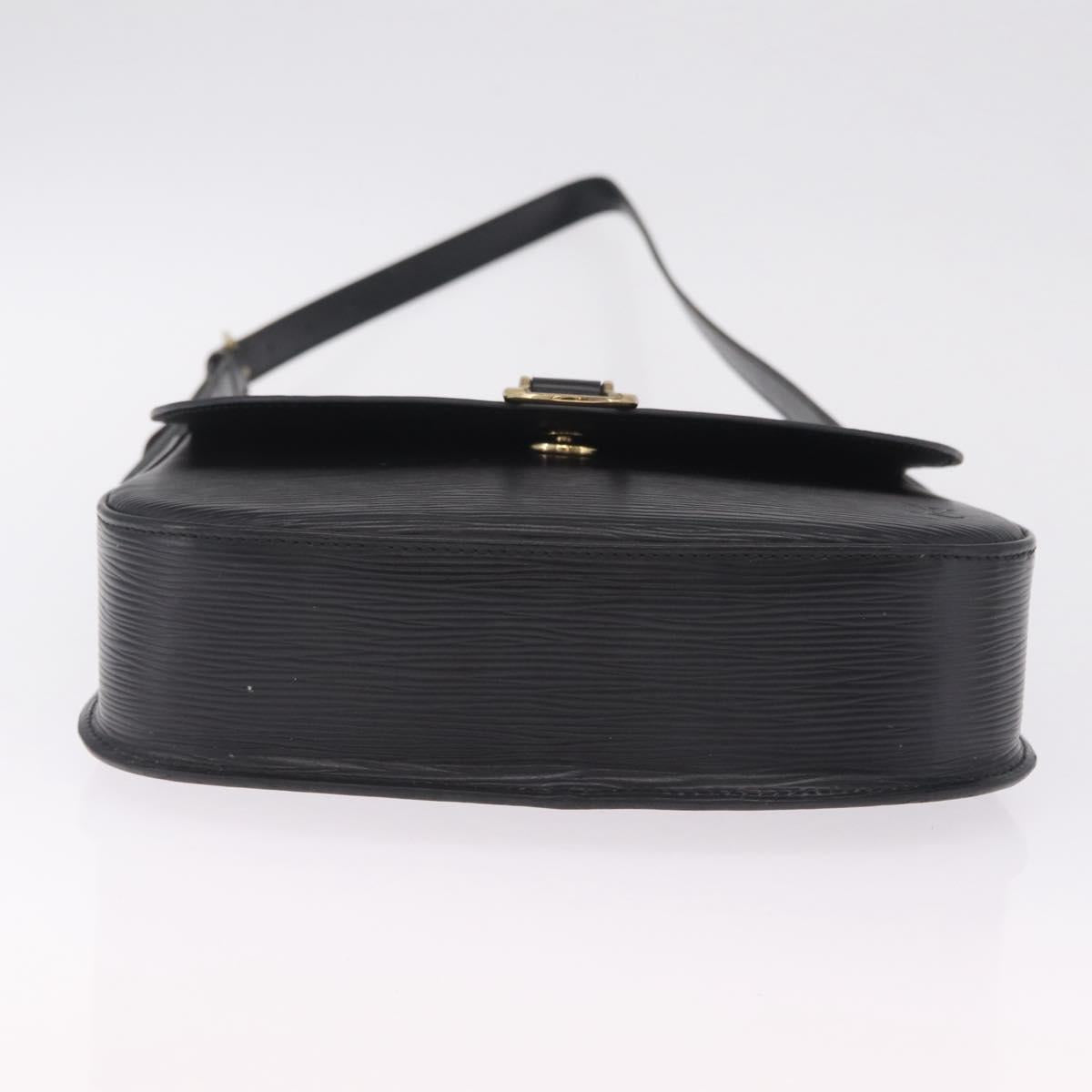 LOUIS VUITTON Epi Saint Cloud GM Shoulder Bag Black M52192 LV Auth BA16825A