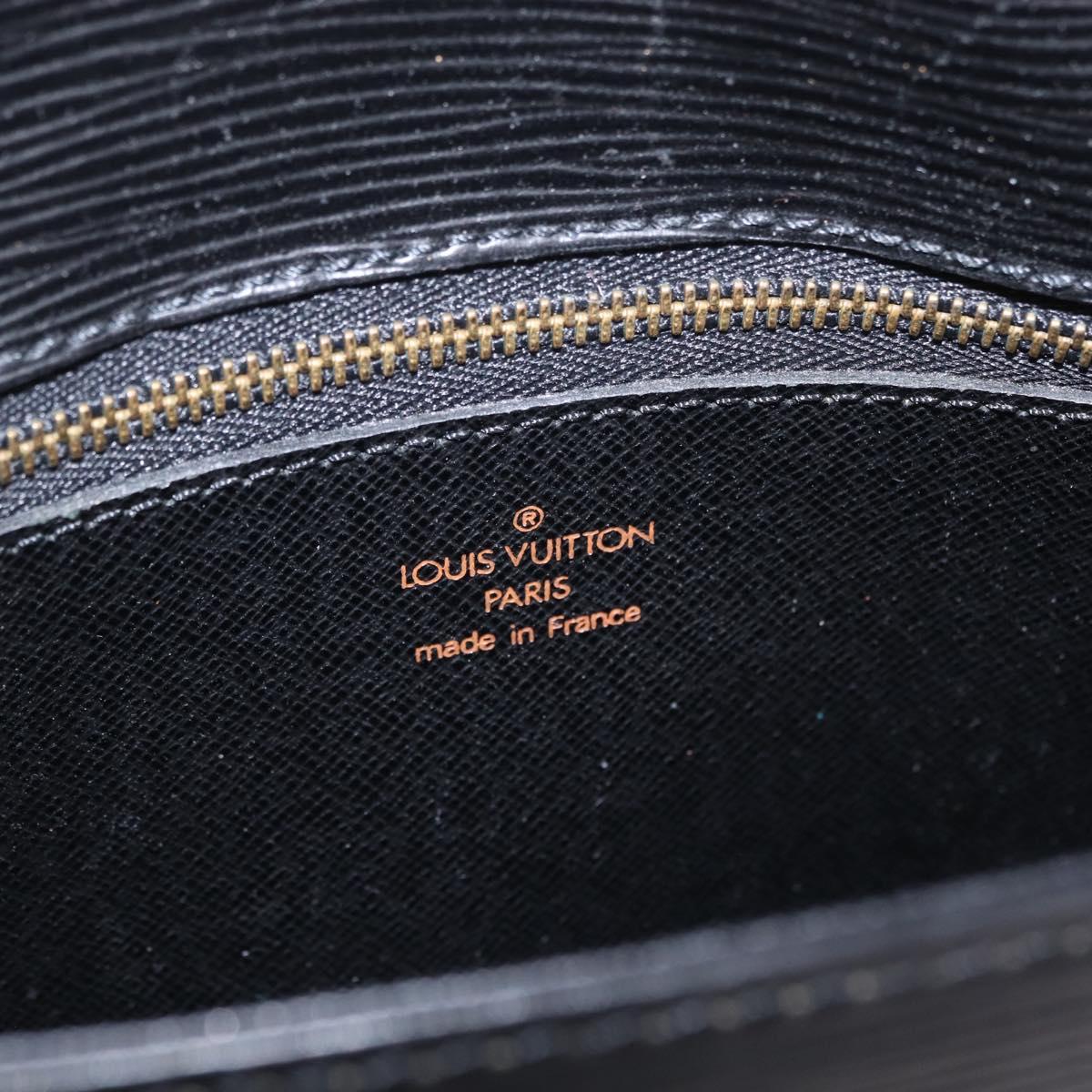 LOUIS VUITTON Epi Saint Cloud GM Shoulder Bag Black M52192 LV Auth BA16825A