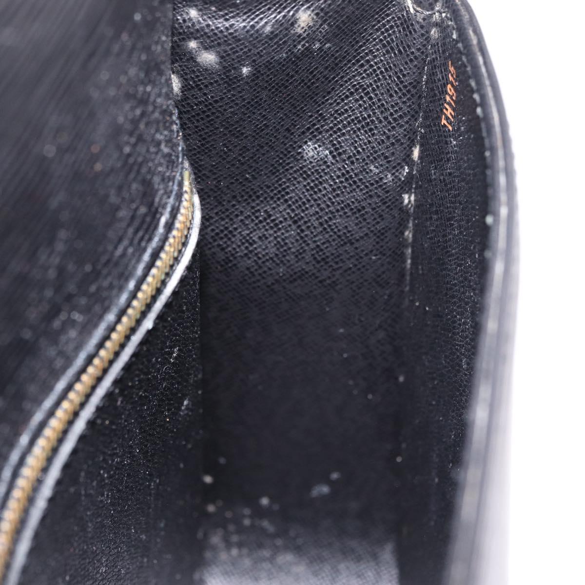 LOUIS VUITTON Epi Saint Cloud GM Shoulder Bag Black M52192 LV Auth BA16825A