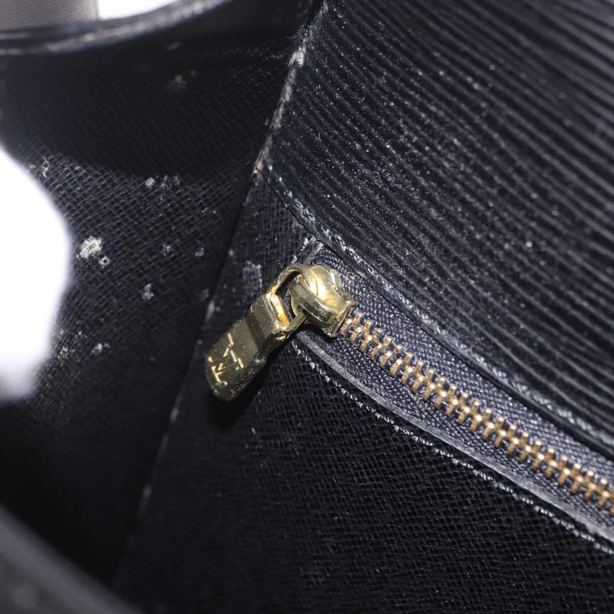 LOUIS VUITTON Epi Saint Cloud GM Shoulder Bag Black M52192 LV Auth BA16825A
