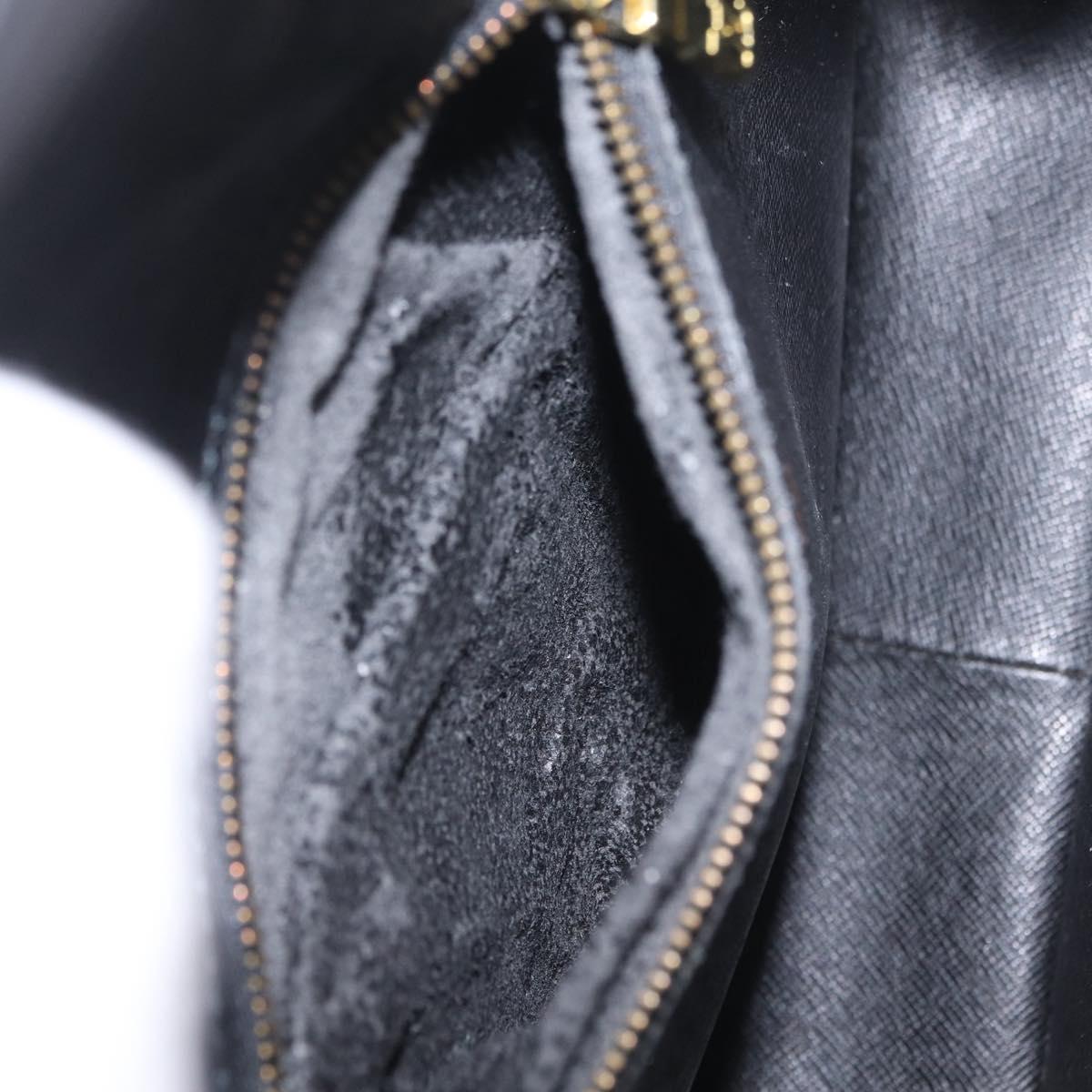 LOUIS VUITTON Epi Saint Cloud GM Shoulder Bag Black M52192 LV Auth BA16825A