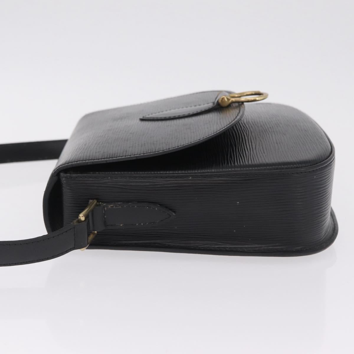 LOUIS VUITTON Epi Saint Cloud GM Shoulder Bag Black M52192 LV Auth BA16825A