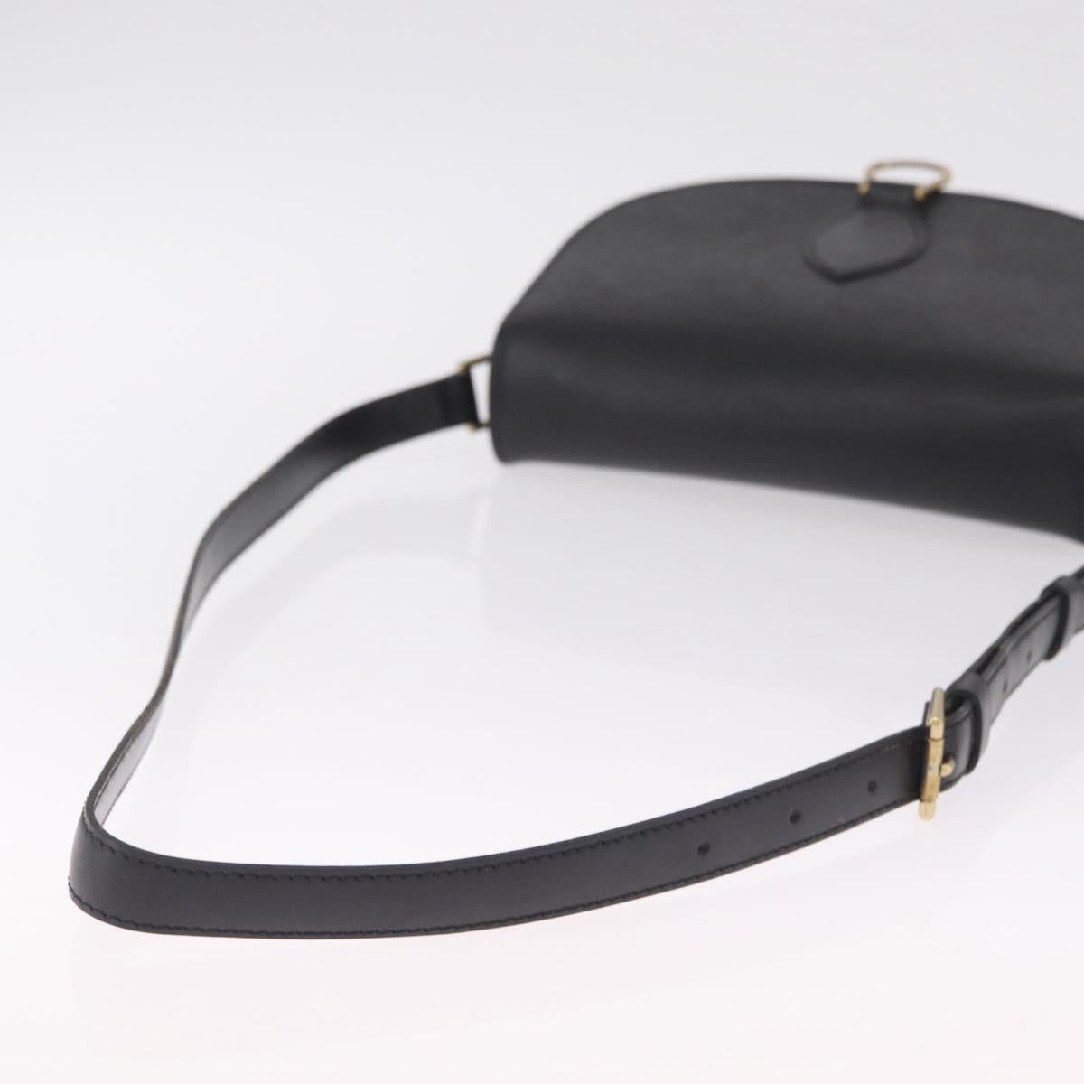LOUIS VUITTON Epi Saint Cloud GM Shoulder Bag Black M52192 LV Auth BA16825A
