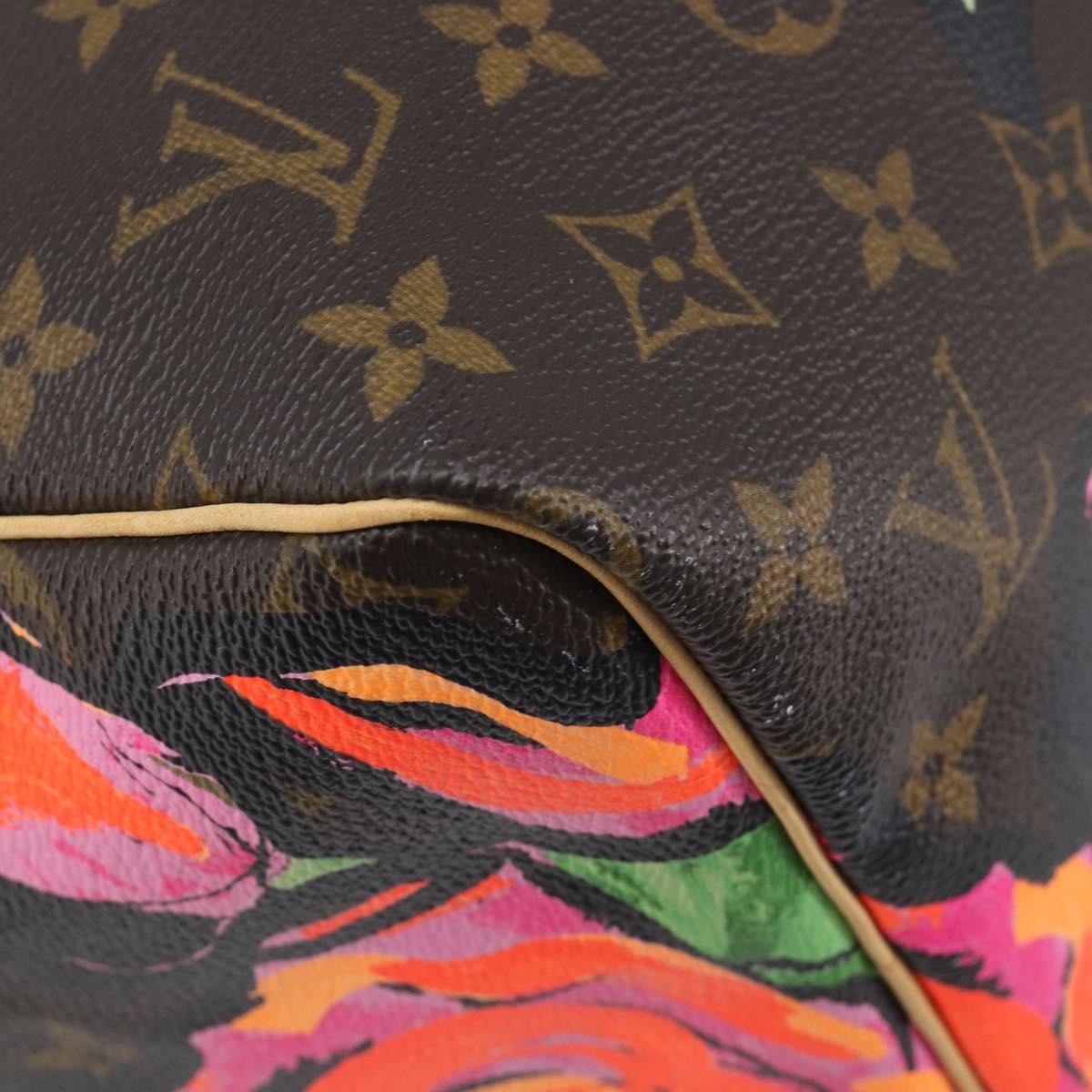 LOUIS VUITTON Monogram Rose Hand Bag M48610 LV Auth BA16828V