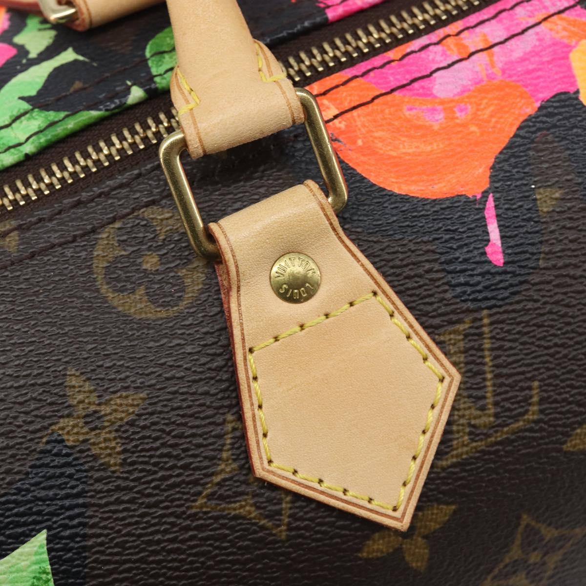 LOUIS VUITTON Monogram Rose Hand Bag M48610 LV Auth BA16828V