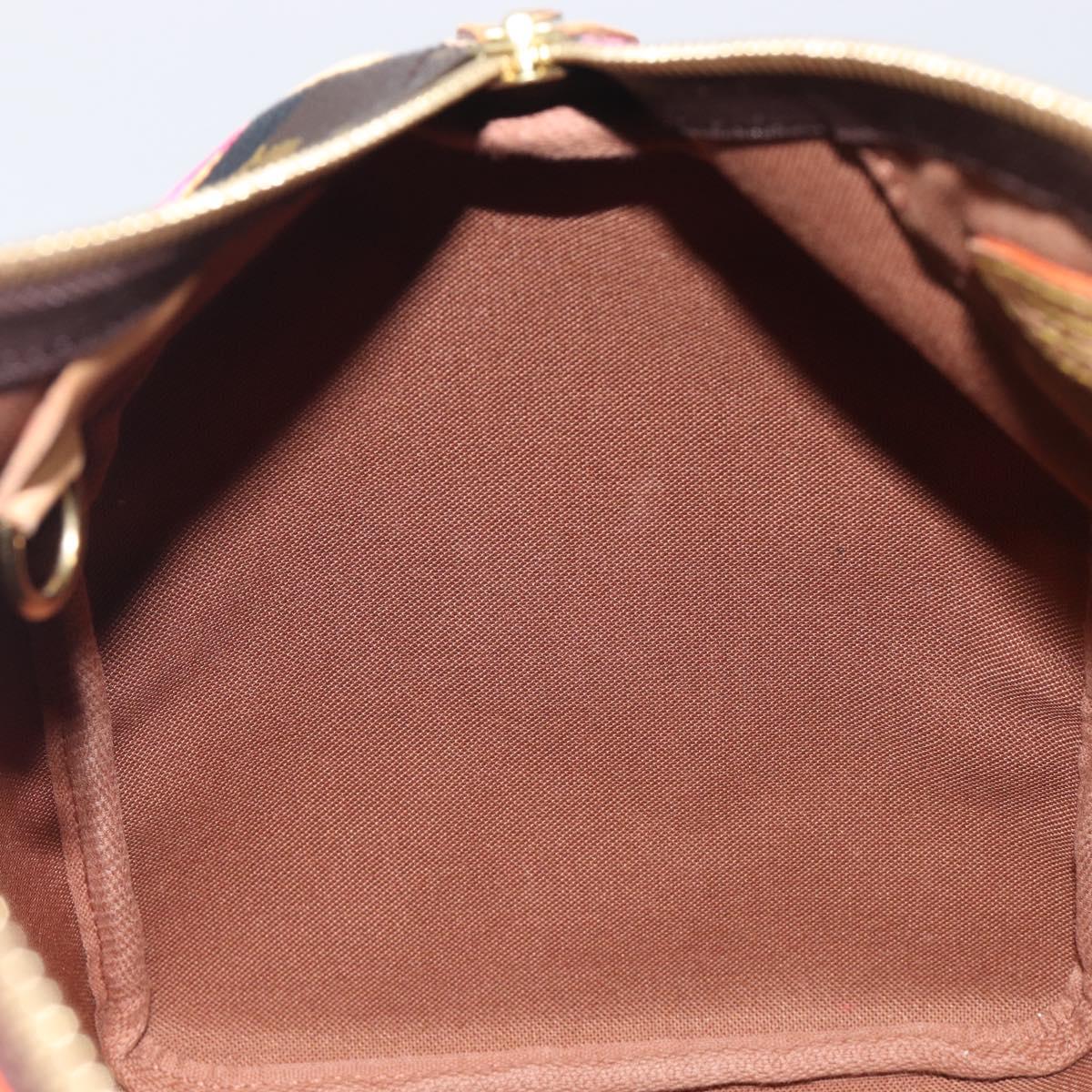 LOUIS VUITTON Monogram Rose Hand Bag M48610 LV Auth BA16828V