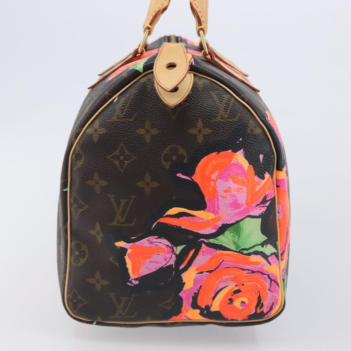 LOUIS VUITTON Monogram Rose Hand Bag M48610 LV Auth BA16828V