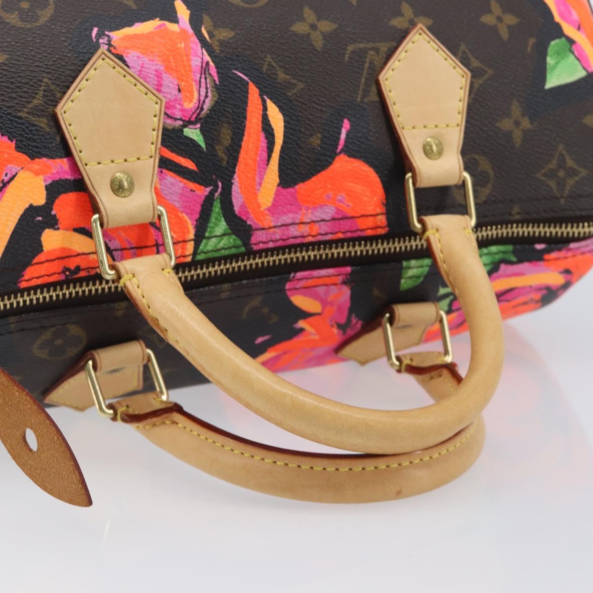 LOUIS VUITTON Monogram Rose Hand Bag M48610 LV Auth BA16828V
