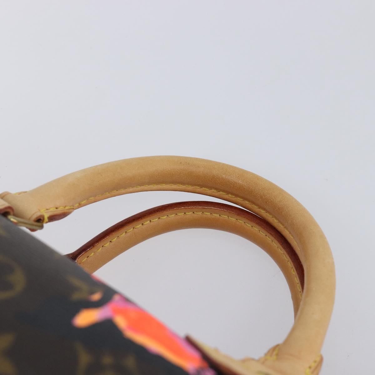 LOUIS VUITTON Monogram Rose Hand Bag M48610 LV Auth BA16828V