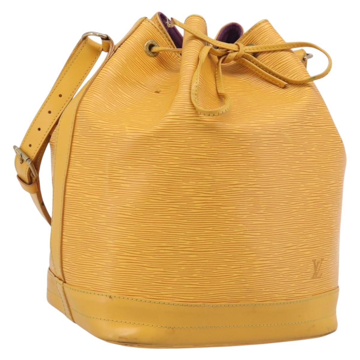 LOUIS VUITTON Epi Noe Shoulder Bag Tassili Yellow M44009 LV Auth BA16829