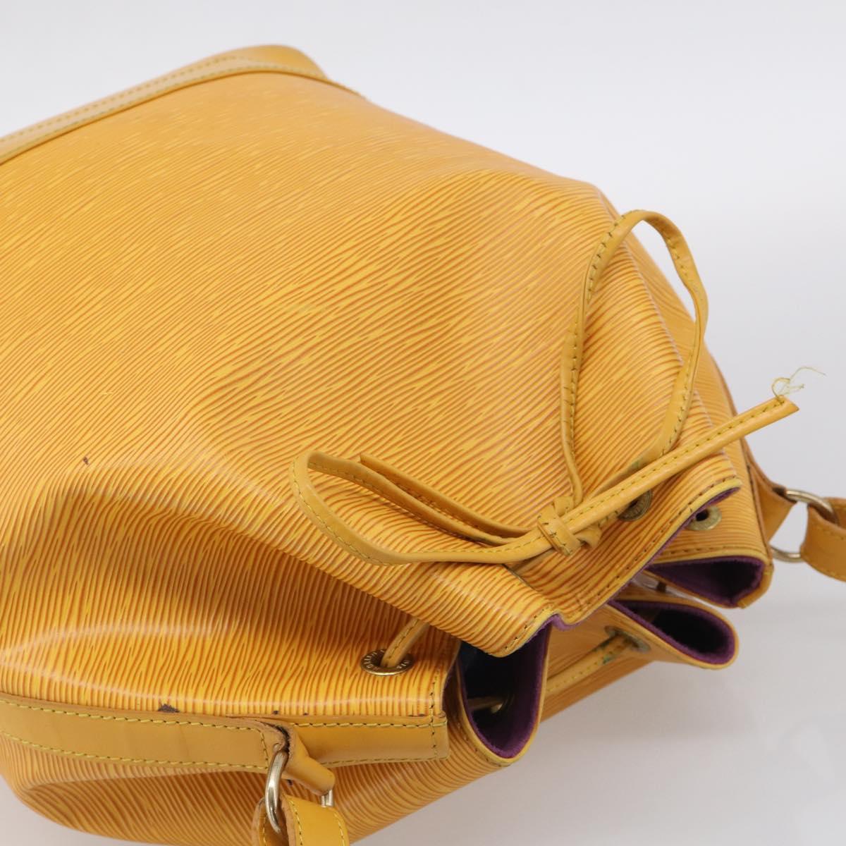 LOUIS VUITTON Epi Noe Shoulder Bag Tassili Yellow M44009 LV Auth BA16829