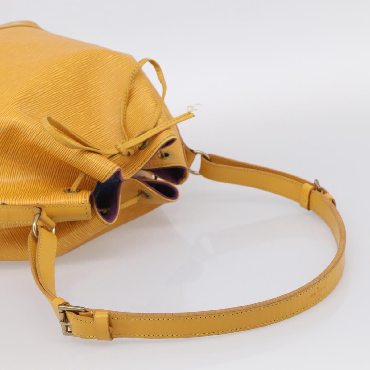 LOUIS VUITTON Epi Noe Shoulder Bag Tassili Yellow M44009 LV Auth BA16829