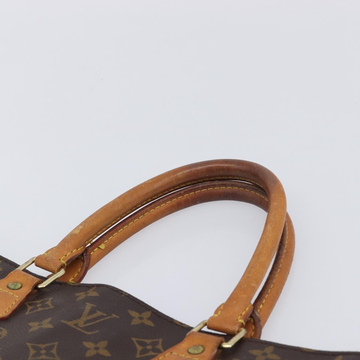 LOUIS VUITTON Monogram Sac Plat Hand Bag M51140 LV Auth BA16830