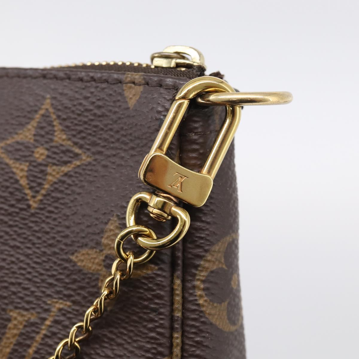 LOUIS VUITTON Monogram Mini Pochette Accessoires Pouch M58009 LV Auth BA16831A